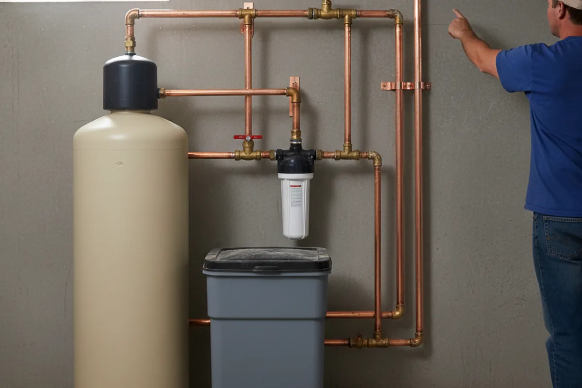 Whole-house water treatment system installed in Sperryville